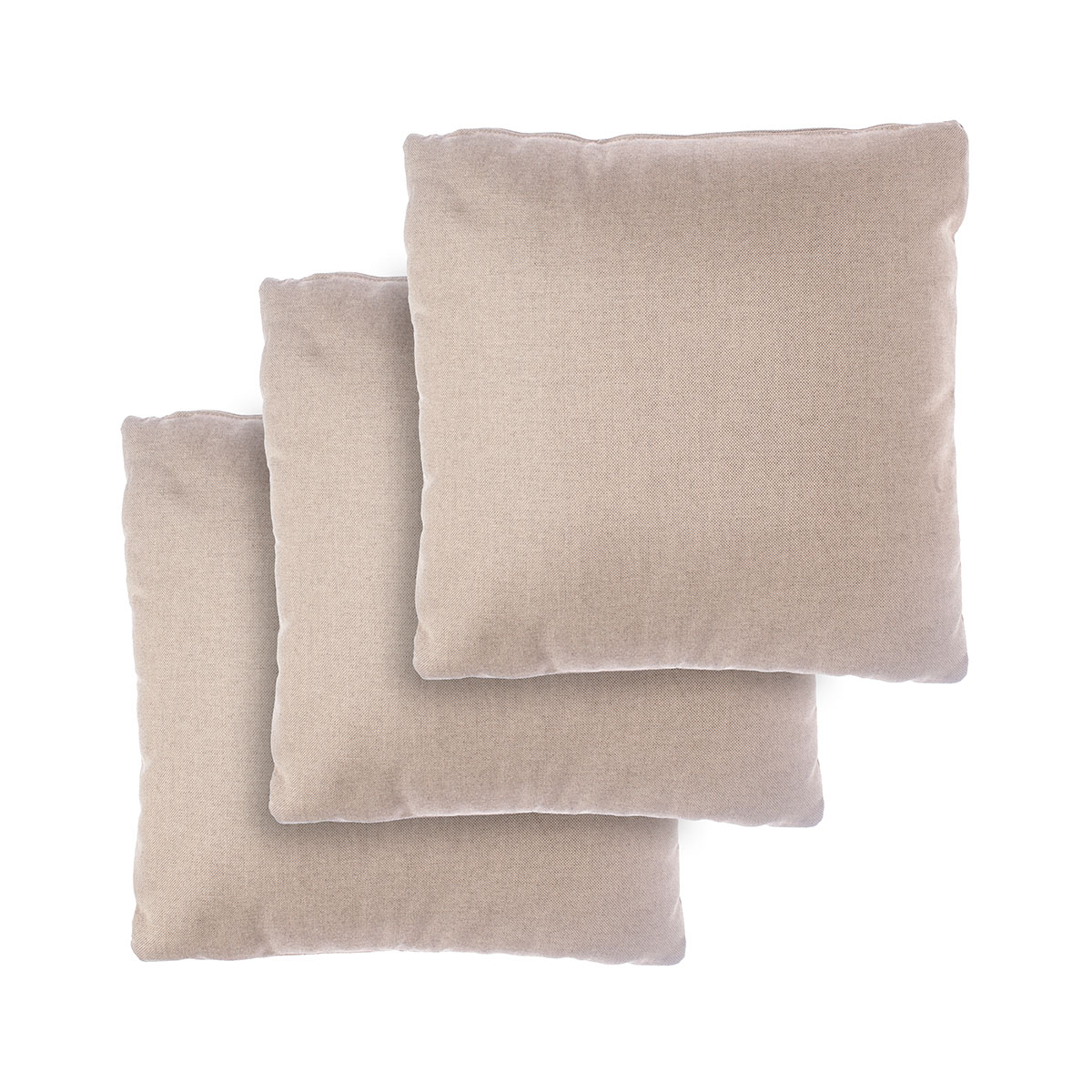 Set of 3 small pillows for 3-seater sofa Zoe Braid